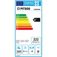 Pitsos DSS60W00 Ελεύθερο πλυντήριο πιάτων 45cm Pitsos DSS60W00 Ελεύθερο πλυντήριο πιάτων 45cm